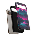 2 Rounds Canada Retina Artwork Vaporwave Phone Case – Landscape Aesthetic