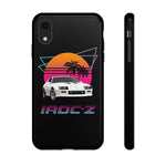 Retro IROC-Z Camaro phone case | 80s sunset palm car design