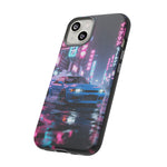 Skyline GT-R Tokyo Rain JDM Night Art Tough Phone Case