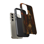 Basset Hound Phone Case Jazz Saxophone Tough Cover Gift Art