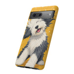 Sheepdog Hair Flip Phone Case Funny Dog Lover Gift