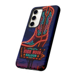Neon Cowboy Boot phone case | High Noon Saloon design