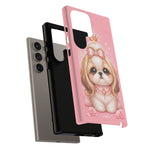 Shih Tzu Princess Kawaii Chibi Puppy Pet Dog Art Tough Phone Case