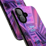 Empty Mall Escalator Vaporwave Art Tough Phone Case