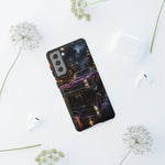 67 GTO Phone Case Purple, Rainy City Night Muscle Car Tough Cover