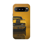 Classic Camaro SS Phone Case, Yellow 69 Muscle Car Cover, Gift for Guys