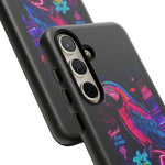 Neon Parrot Cocktails phone case | Tough Cases