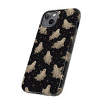 Vintage Ghost Pattern phone case | Halloween spooky stars design