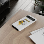 Z06 Corvette Phone Case, Yellow Sketch Reveal Chrome Cover