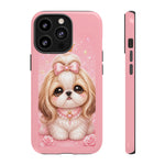 Shih Tzu Princess Kawaii Chibi Puppy Pet Dog Art Tough Phone Case