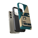 S13 Teal White Pop-up Tough Phone Case for JDM Fans