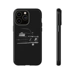 1970 Chevelle SS Black Half Front Tough Phone Case Cover Gift