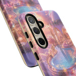 Floating Pool Deck Phone Case, Pastel Cloud 3D Render Cover