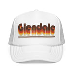 Glendale California Trucker Hat Retro Vintage Sunset Foam Snapback Mesh Cap LA Style City Pride