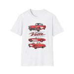 Red 1960 Corvette Convertible T-Shirt | Retro Classic Car Illustration