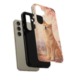 Akita Cherry Blossom Phone Case Sakura Dog Lover Gift