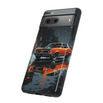 1966 GTO Orange Rainy City Tough Phone Case Cover Gift Art
