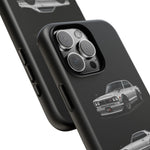 Silver Hakosuka Skyline Classic Sports Car Tough Phone Case for JDM Fans