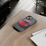 Red C8 Z06 Track Wing Tough Phone Case Cover Gift Art