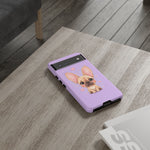 French Bulldog Bat Ears Kawaii Pet Dog Art Tough Phone Case