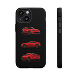 Red 370Z Sports Coupe Tough Phone Case for JDM Enthusiasts