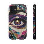 Starry Eye Mosaic phone case | Tough Cover