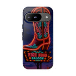 Neon Cowboy Boot phone case | High Noon Saloon design