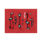 1990 Miata MX-5 Red Microfiber Throw Blanket JDM Roadster Gift