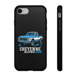 Chevy K10 Cheyenne Super Blue Classic Truck Tough Phone Case