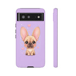 French Bulldog Bat Ears Kawaii Pet Dog Art Tough Phone Case