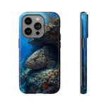 Grouper Reef Phone Case, Sunbeam Ledge Marine Art Tough Cover