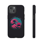 Great Dream Wave Circular Badge Vaporwave Phone Case – Japanese Aesthetic