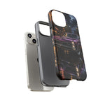 67 GTO Phone Case Purple, Rainy City Night Muscle Car Tough Cover