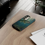 Largemouth Bass Phone Case, Sunlit Underwater Tough Cover, Gift