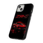Red ZR1 C8 Phone Case for Chevy Fans, Tough Cover