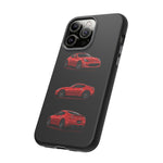Red 370Z Sports Coupe Tough Phone Case for JDM Enthusiasts