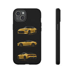 Gold Fairlady Z Classic Sports Car Tough Phone Case - 3 View