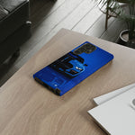 Blue Mustang Art Phone Case, GT500 American Muscle Car Tough Cover for Men