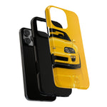 Yellow Supra Phone Case, MK4 90s JDM Legend Tough Protective Cover for Men