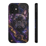 French Bulldog Galaxy Marble Art Tough Phone Case