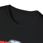 1955 Fairlane Sunliner Classic Car T-Shirt | Vintage Red Convertible