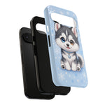 Siberian Husky Kawaii Ice Chibi Pet Dog Art Tough Phone Case