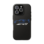 Blue C8 ZR1 Phone Case for Supercar Enthusiasts