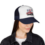 1979 Ford Bronco Trucker Cap Hat | Classic 4x4 USA Flag Off Road Mesh Snapback
