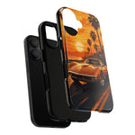 Orange Corvette C3 Stingray Sunset Palms Phone Case
