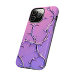 Chrome Thorn Vine Phone Case Vaporwave Tough Cover