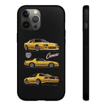 Yellow IROC-Z Camaro Triple View Tough Phone Case Cover Gift