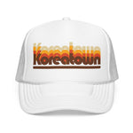 Koreatown Los Angeles Trucker Hat Retro Vintage Sunset Foam Snapback Mesh Cap LA K-Town Style