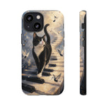 Piano Cat walking on keys Tough Case | Phone cover, musical cat art