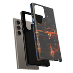 Challenger RT Phone Case, Rainy City Night Muscle Car Tough Cover